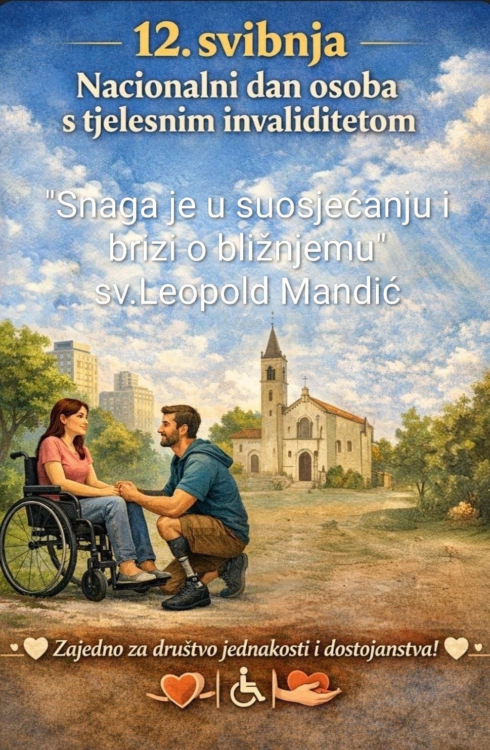 Nacionalni dan osoba s tjelesnim invaliditetom: Važnost pristupačnosti, uključivosti i dostojanstvenog života za sve