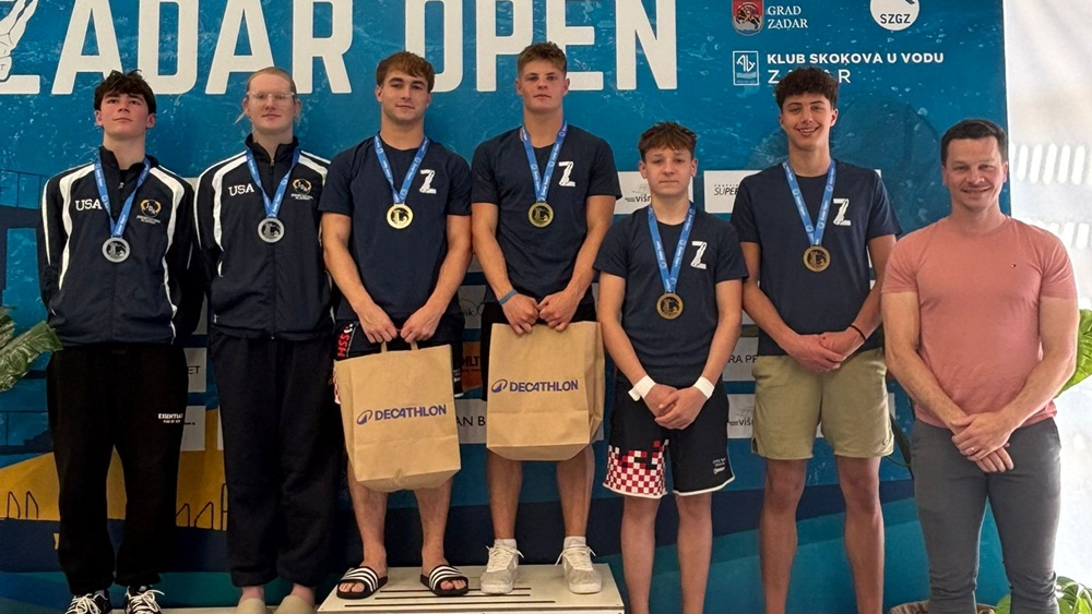 KLUB SOKOVA U VODU Održan međunarodni miting u skokovima u vodu Zadar Open 2026,KSV Zadar ponovno najuspješniji klub natjecanja