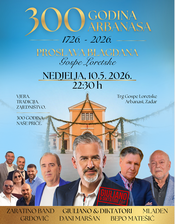 300 GODINA ARBANASA Spektakularna proslava na Trgu Gospe Loretske